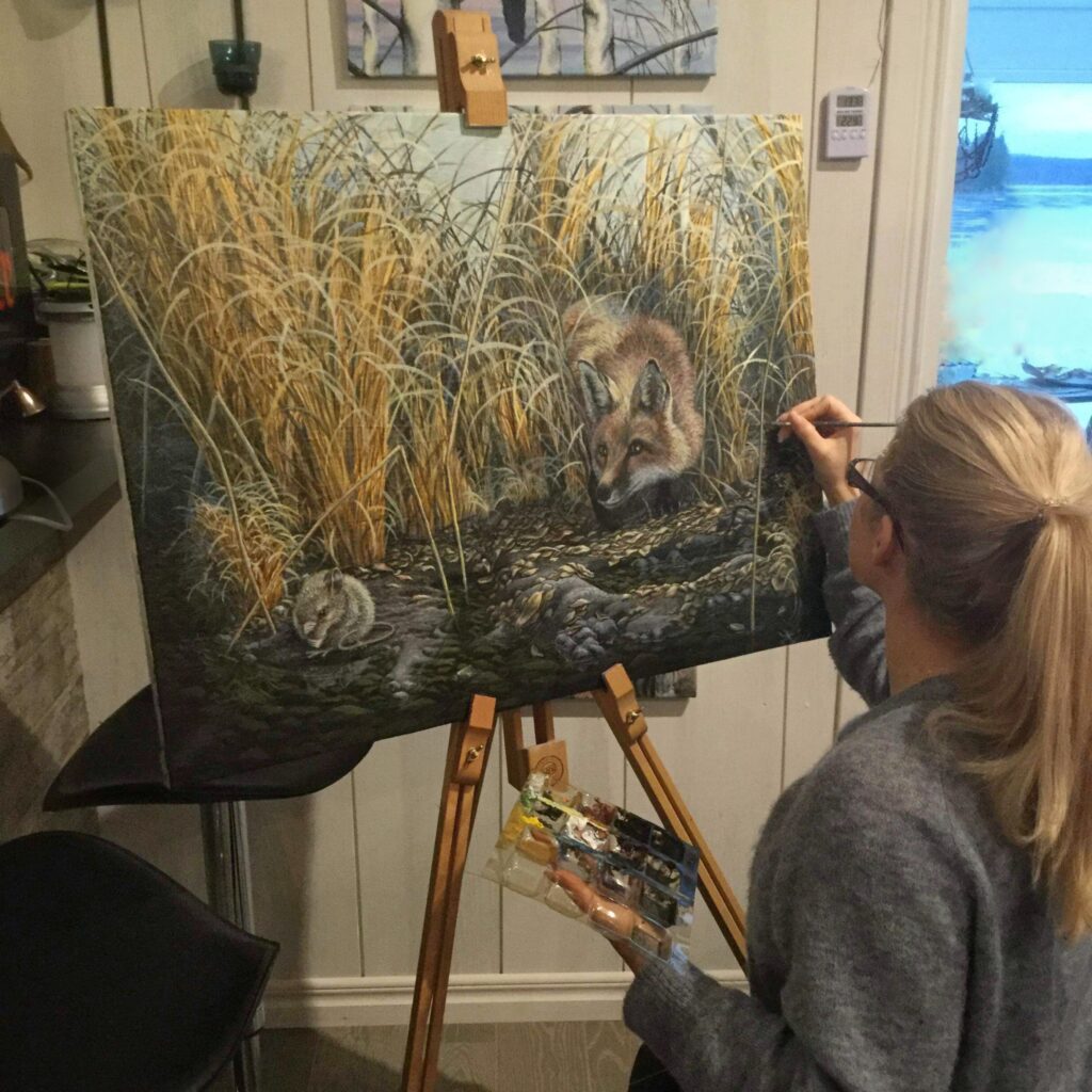 Kristin Sarstedt painting